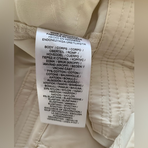 NWT Ralph Lauren Shorts: Cream Color, Front & Back Pockets, Waist Ties, 8P - Picture 10 of 14